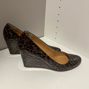 J. Crew Leopard Print Heels